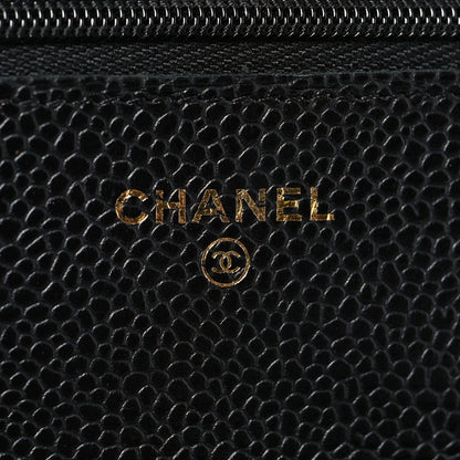 Chanel Caviar Quilted Wallet On Chain WOC Black 6 of 13