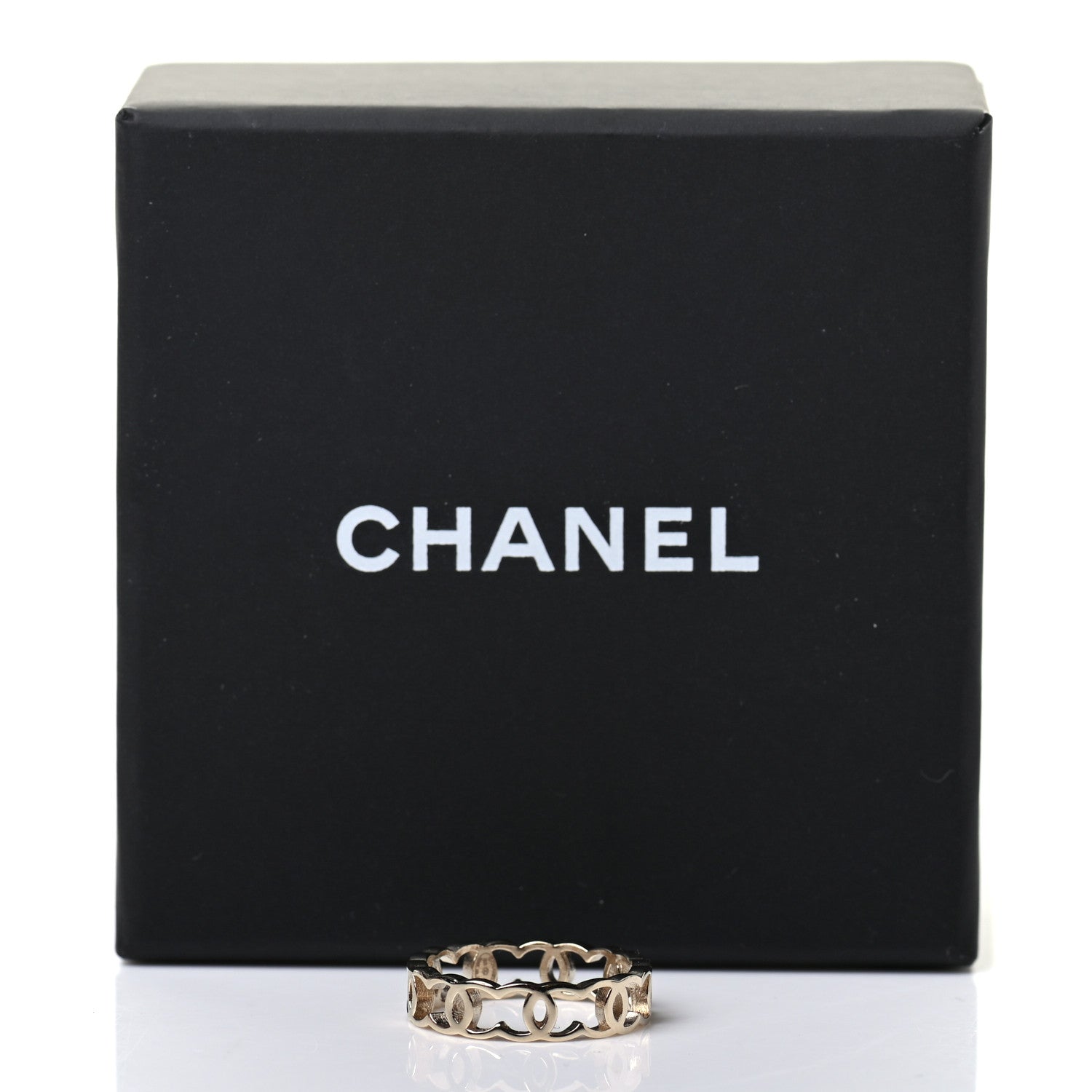 Chanel Metal CC Ring 6 52 Gold 5 of 5