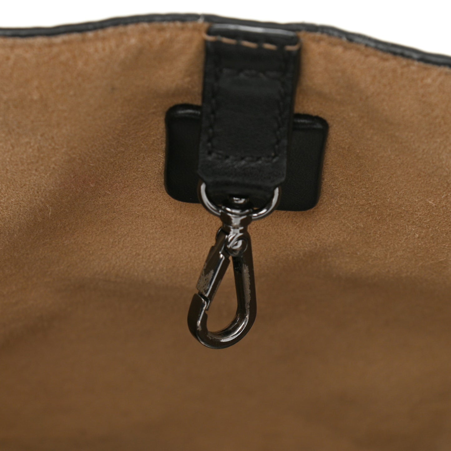 Metallic Visetos Medium Shopper Tote Silver