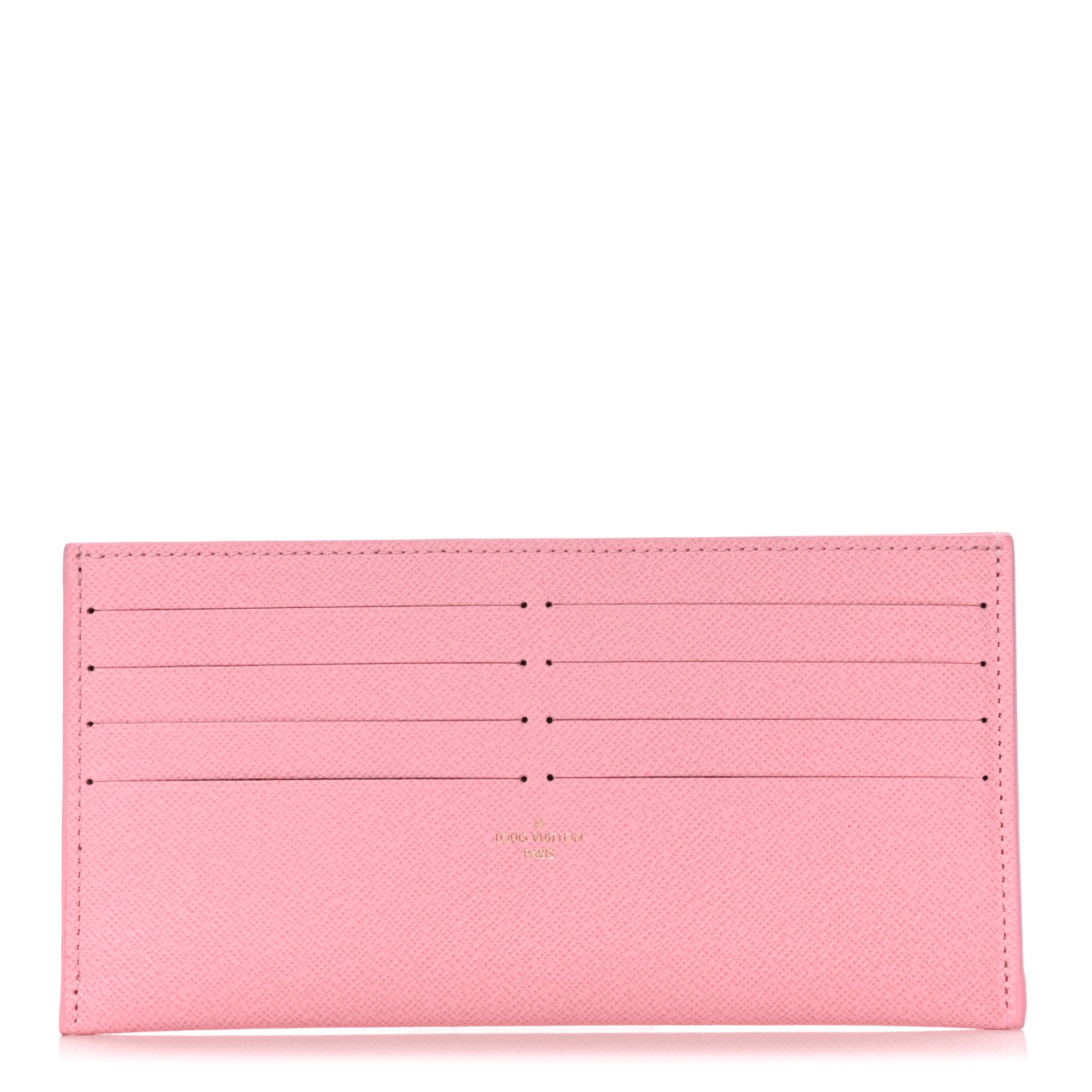 Louis Vuitton Calfskin Felicie Card Holder Insert Rose Ballerine 1 of 6