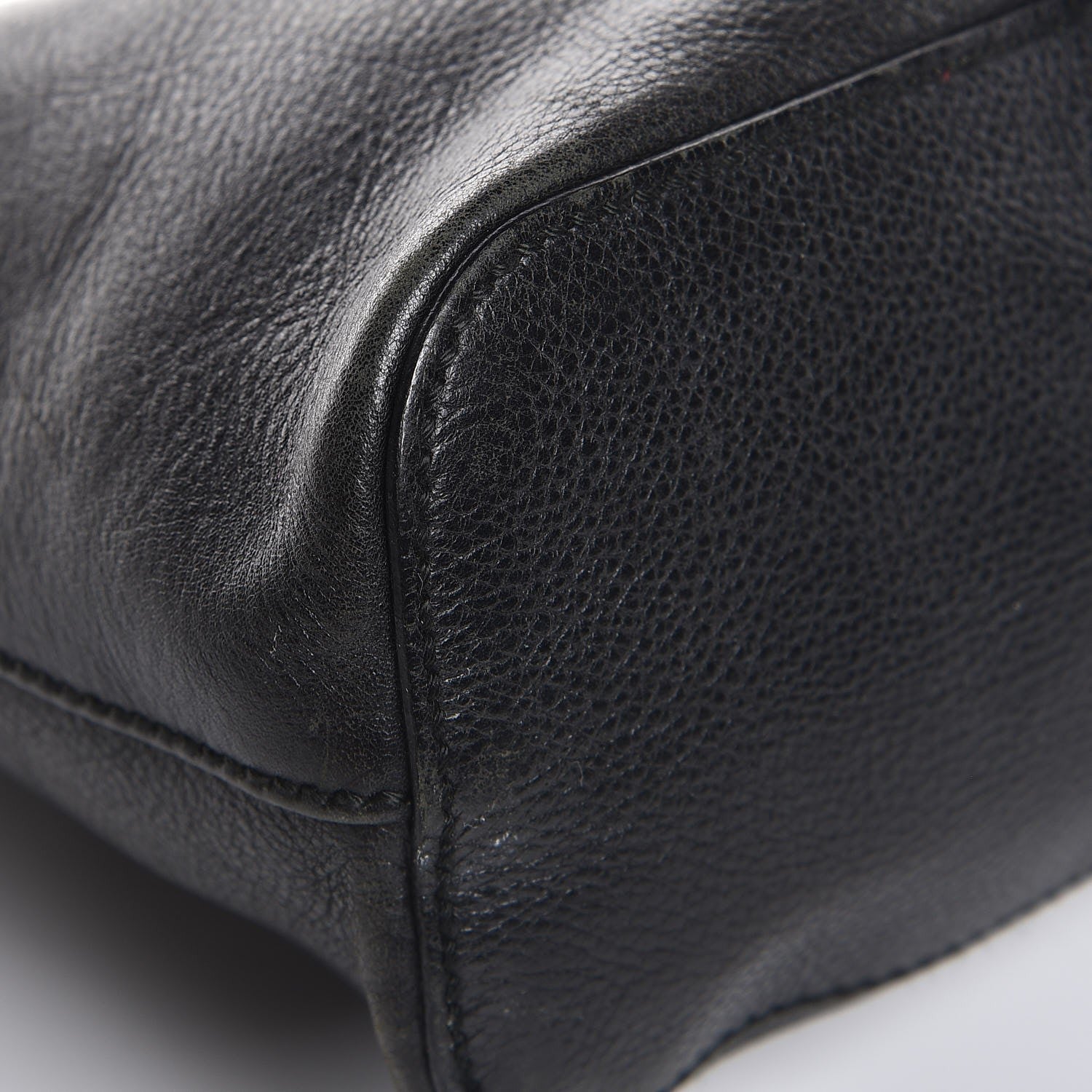 Gucci Pebbled Calfskin Shoulder Bag Black 11 of 11