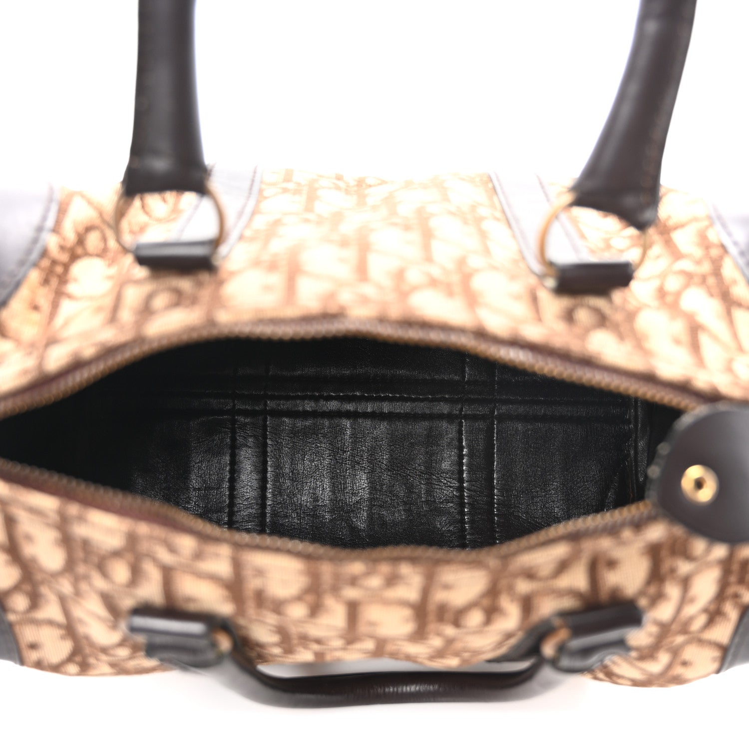 Christian Dior Monogram Boston Brown 5 of 9