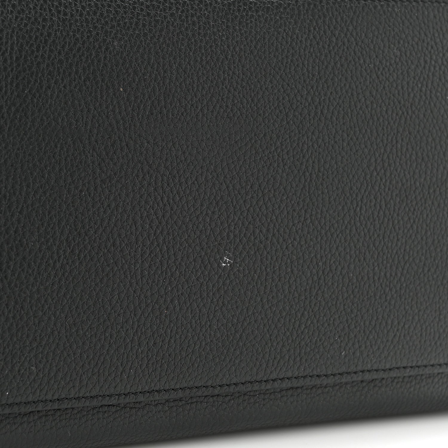 Celine Drummed Calfskin Suede Small Trapeze Black 11 of 14