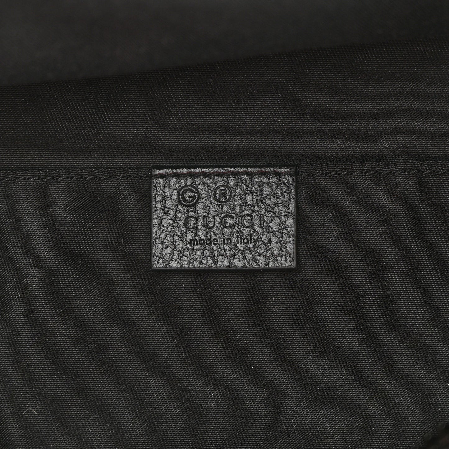 Nylon Monogram Fanny Pack Belt Bag Black