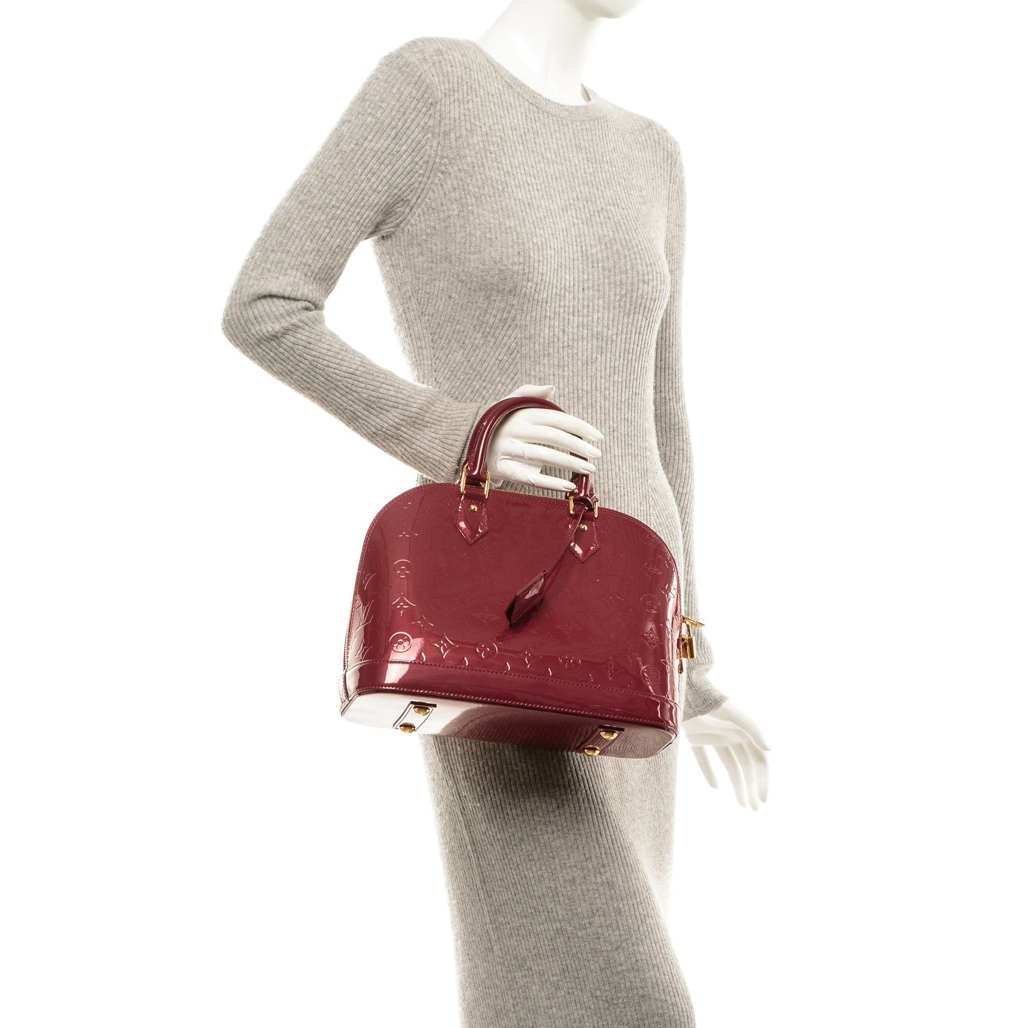 Louis Vuitton Vernis Alma PM Pomme D'Amour 2 of 6