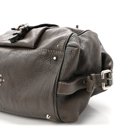 Chloe Calfskin Medium Paddington Satchel Gris Vert 9 of 9