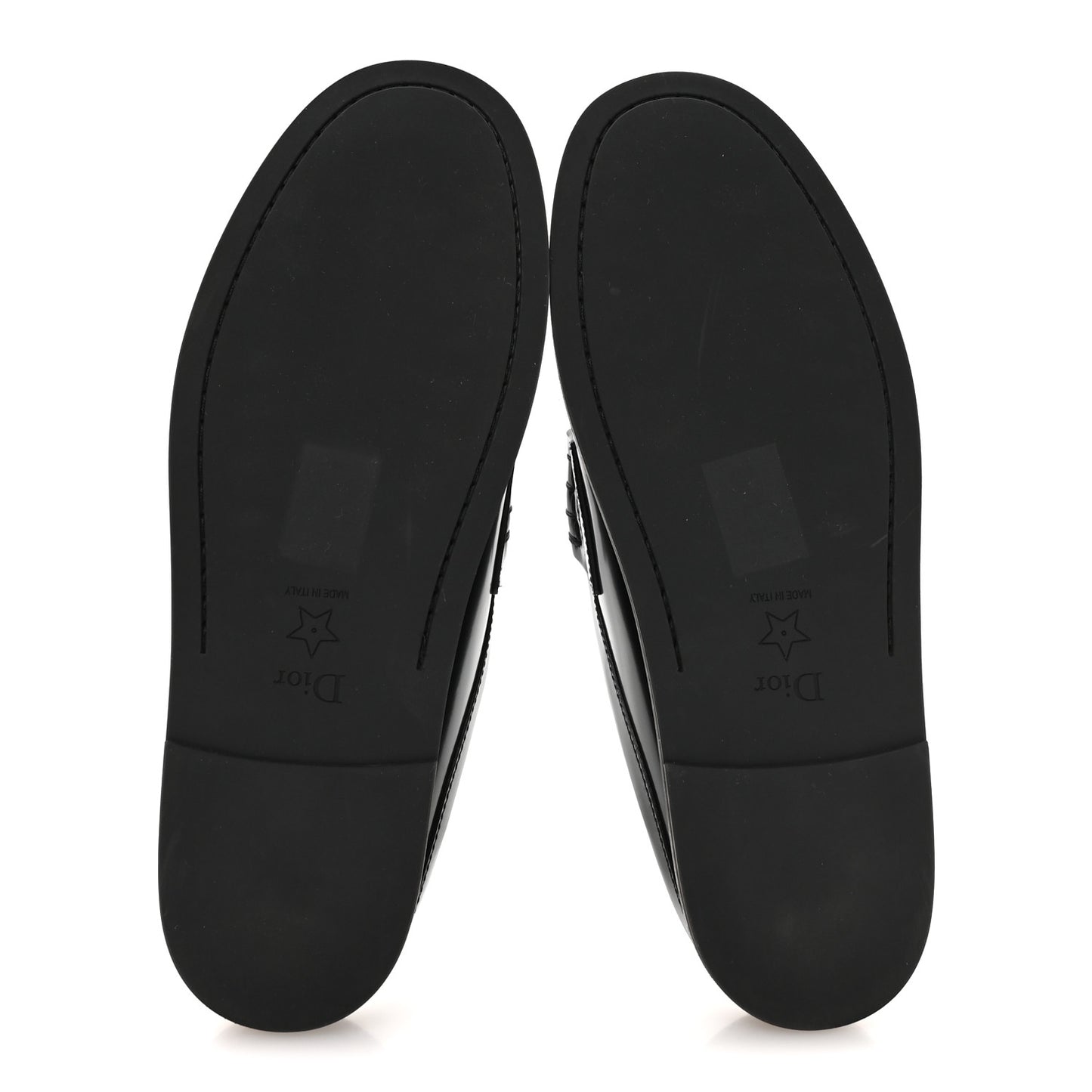 Brushed Calfskin Boy Loafer Mule 35.5 Black