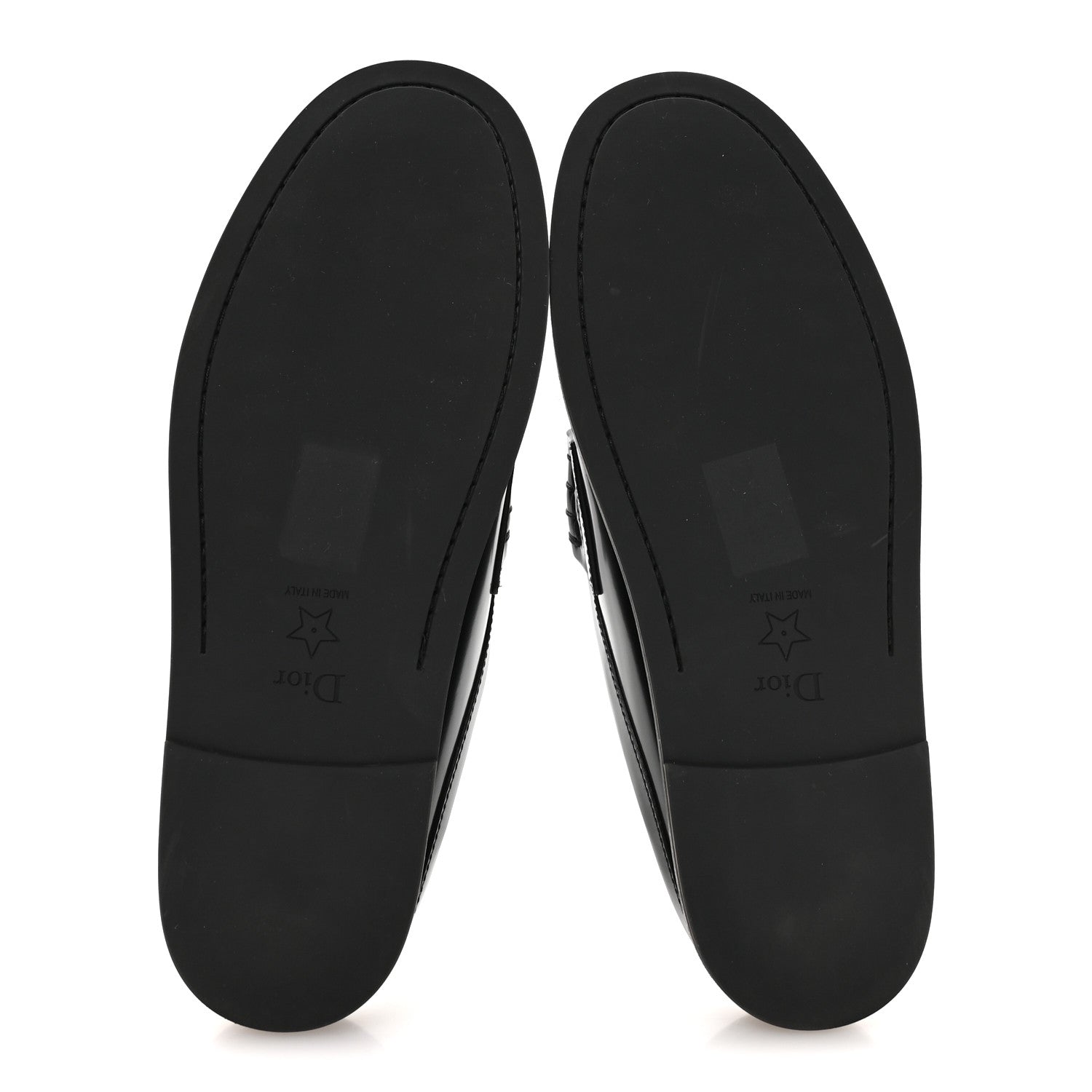 Christian Dior Brushed Calfskin Boy Loafer Mule 35.5 Black 6 of 8