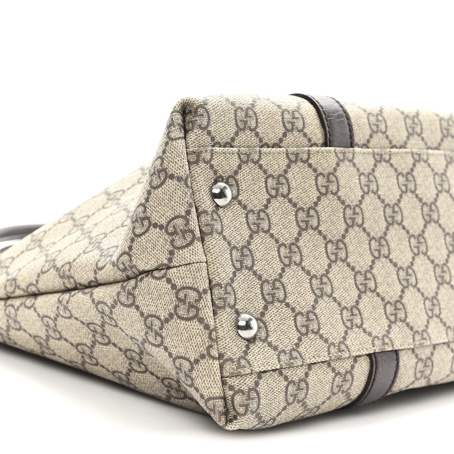 GG Plus Monogram Medium Joy Tote Dark Brown