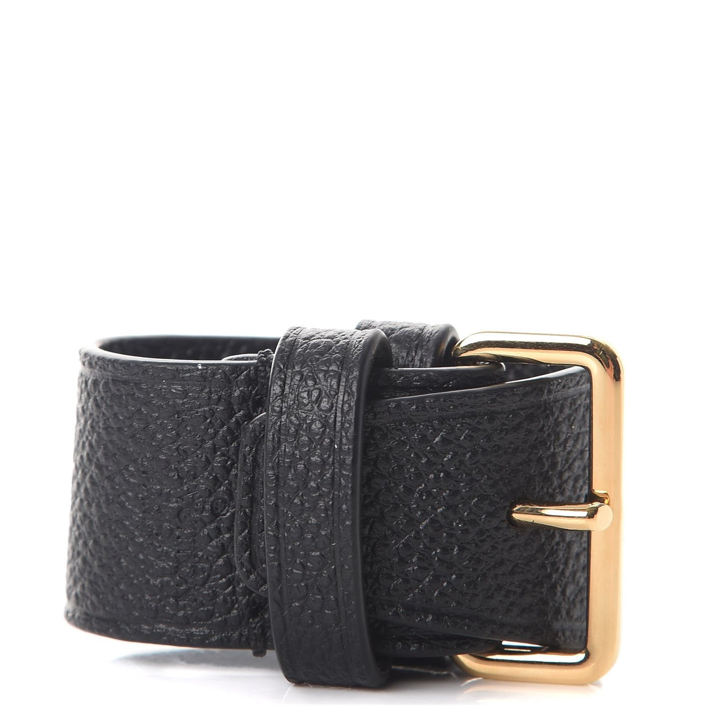 Calfskin Luggage Loop Black