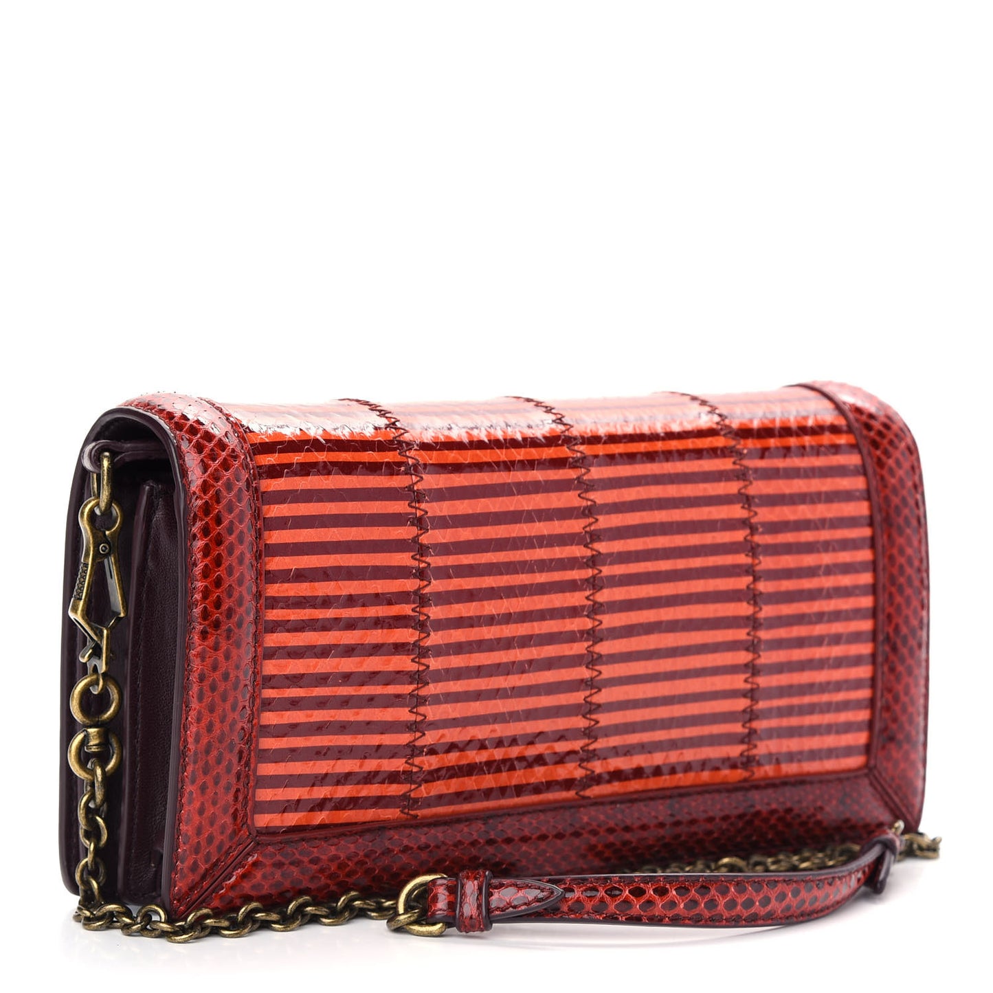 Nappa Ayers Club Stitch Knot Clutch
