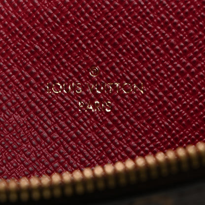 Louis Vuitton Monogram Felicie Chain Wallet Zippered Insert Fuchsia 6 of 6