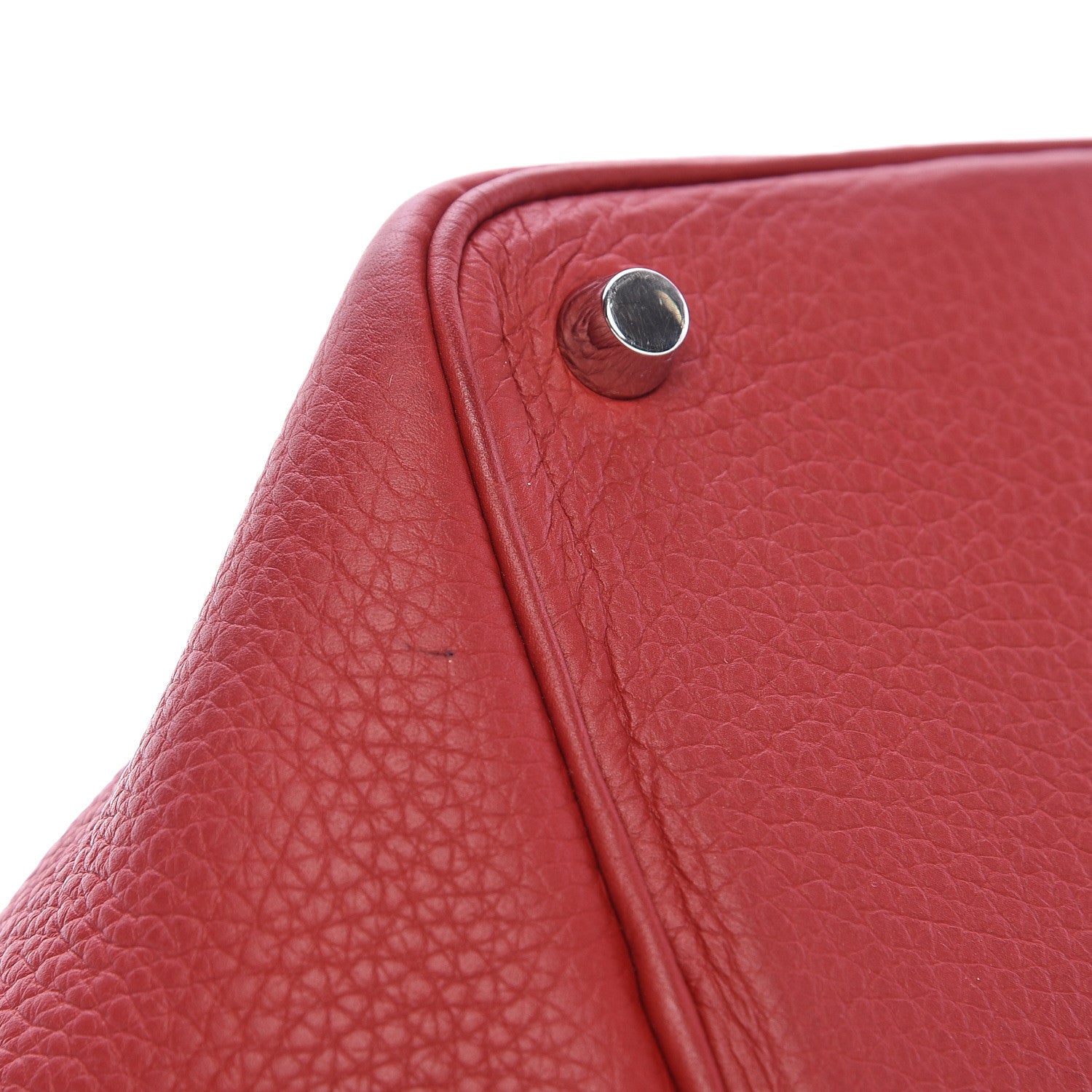 Hermes Taurillon Clemence Picotin Lock 18 PM Rouge Garance 11 of 14