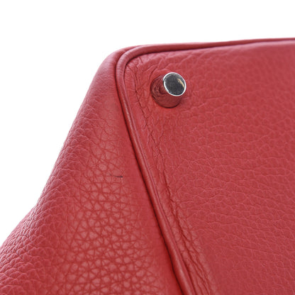 Hermes Taurillon Clemence Picotin Lock 18 PM Rouge Garance 11 of 14