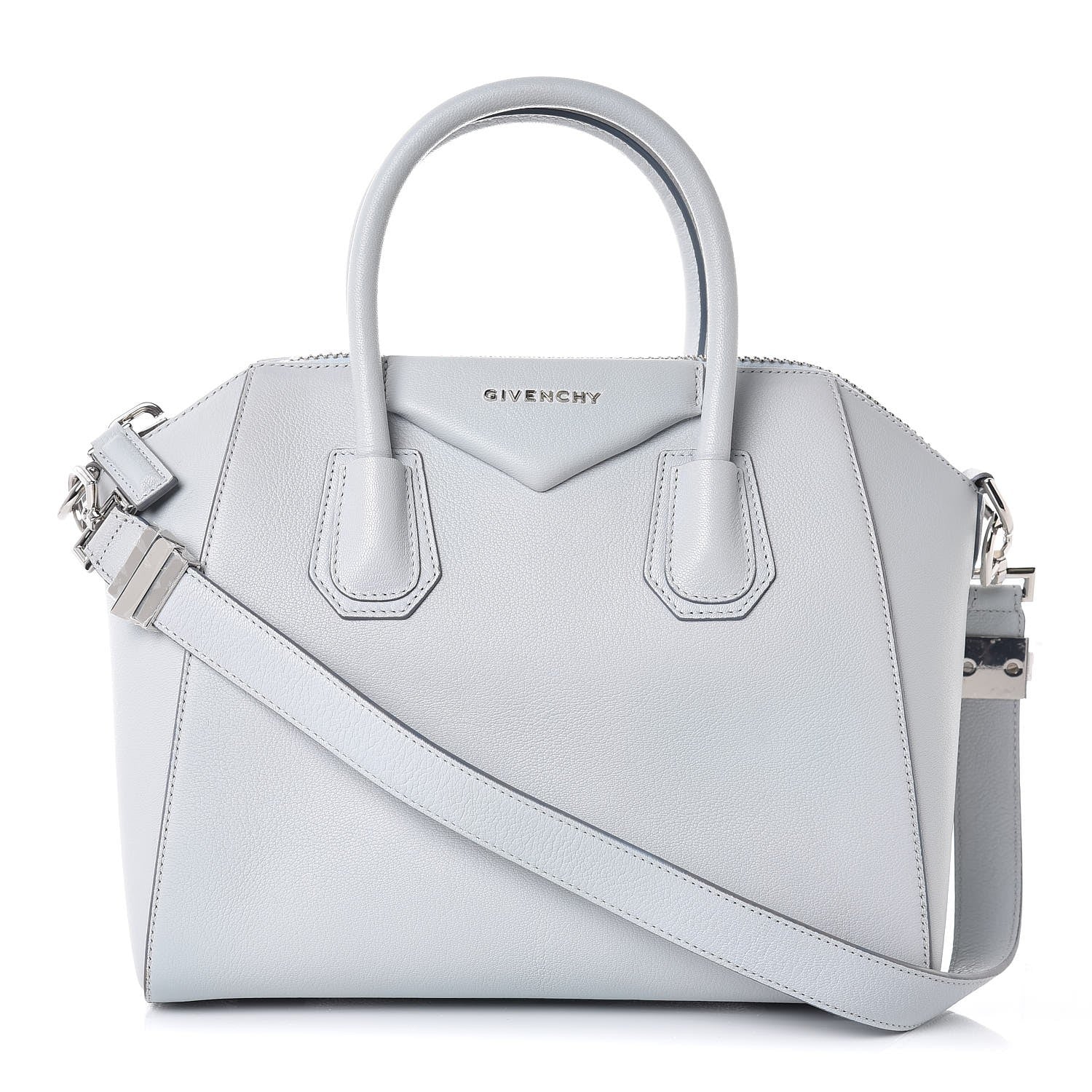 Givenchy Sugar Goatskin Small Antigona Pale Blue 1 of 9