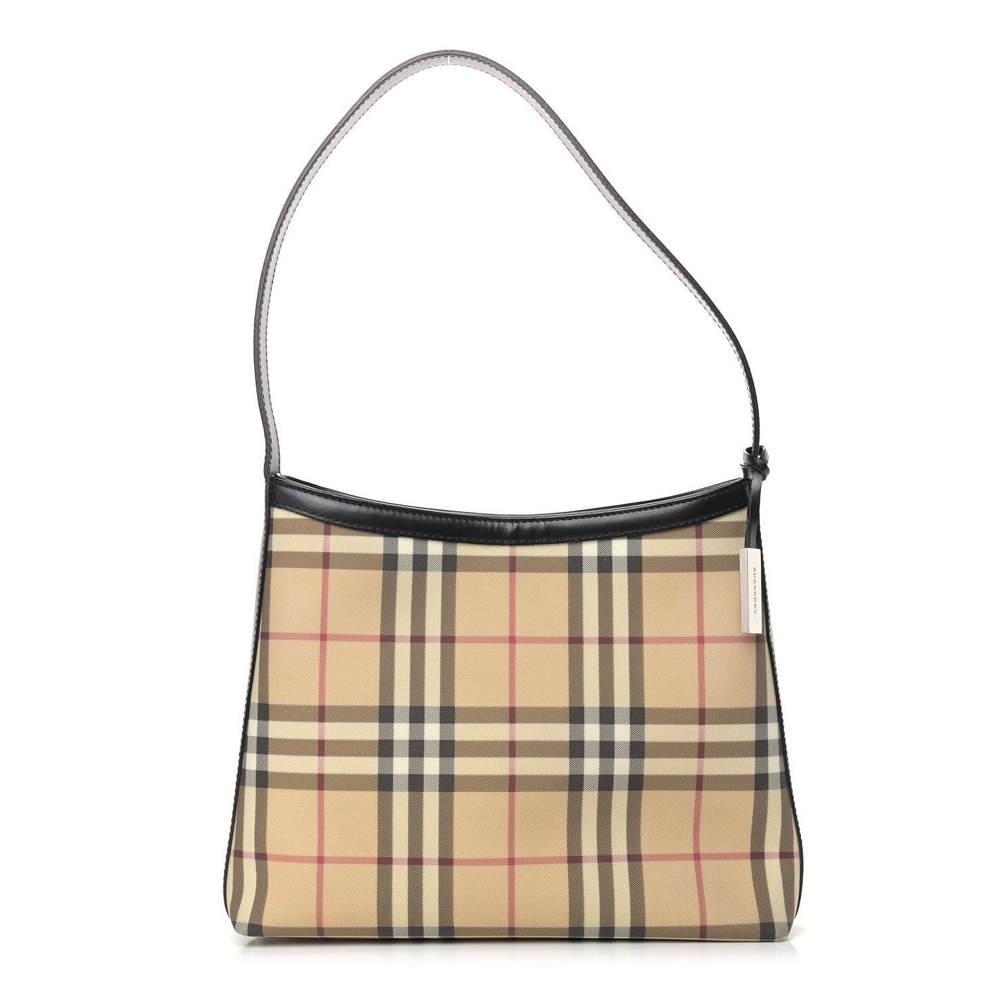 Vintage Check Shoulder Bag Black