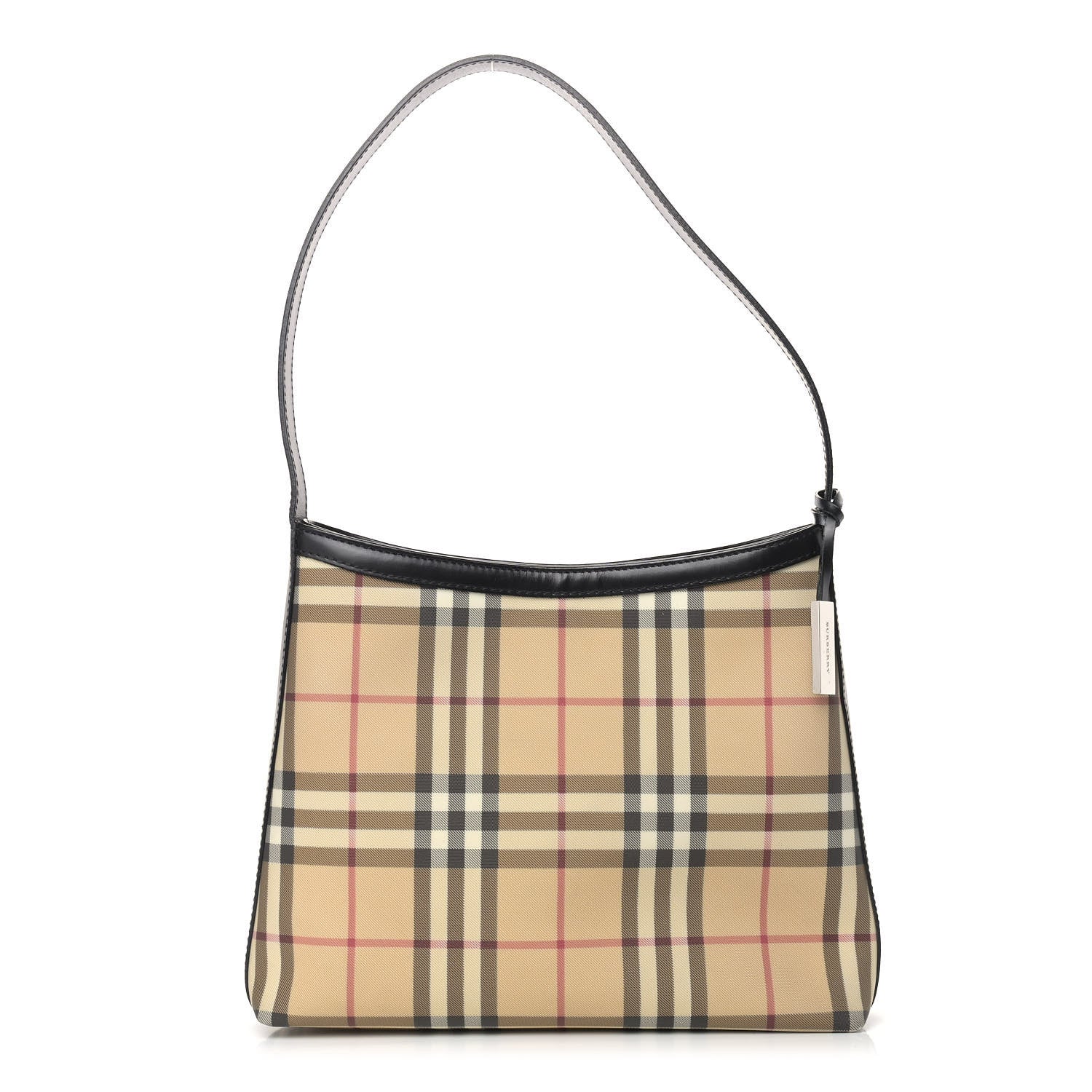 Burberry Vintage Check Shoulder Bag Black 1 of 10