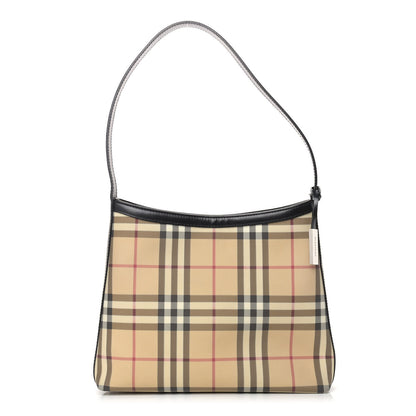 Burberry Vintage Check Shoulder Bag Black 1 of 10