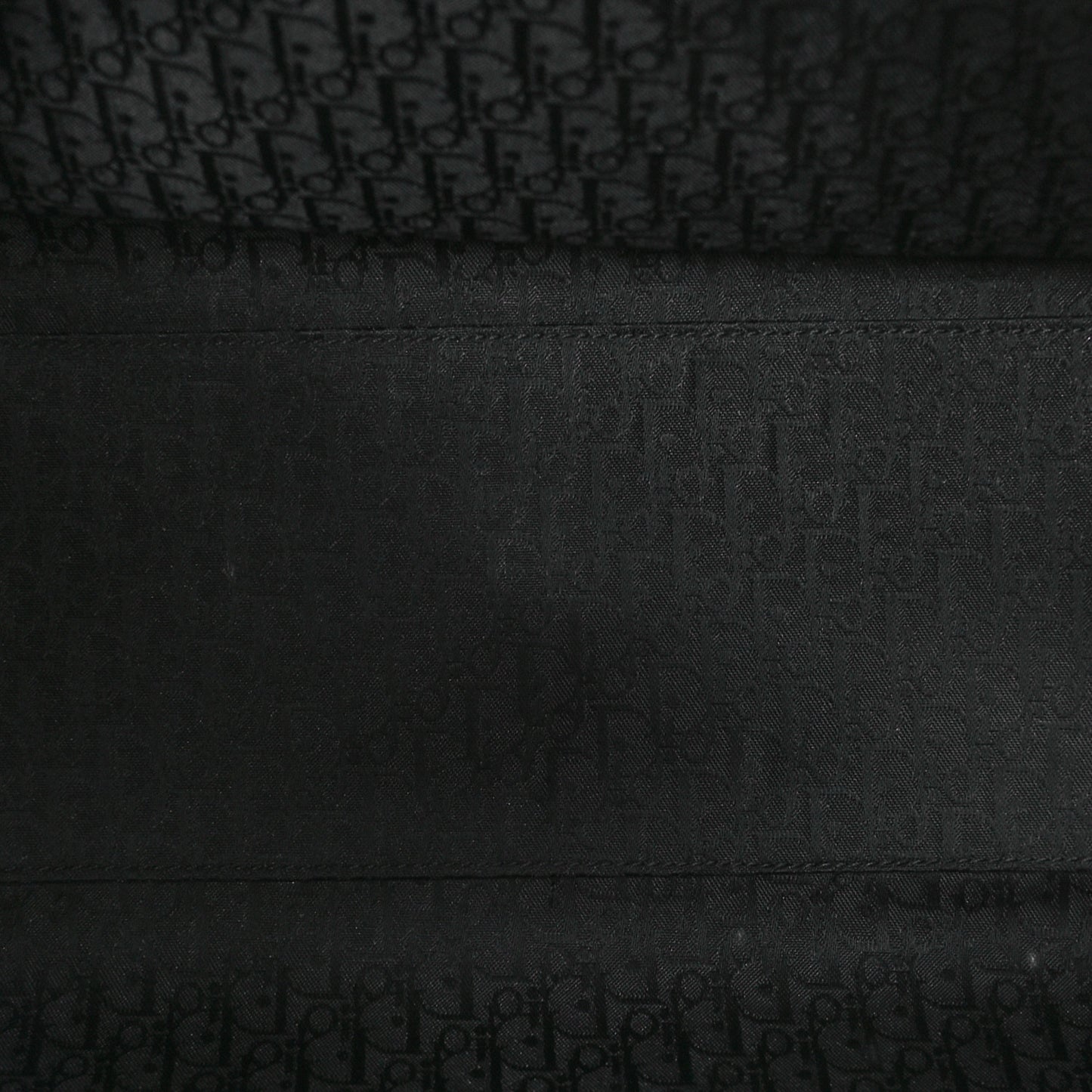 Calfskin Cannage D Buckle Tote Black
