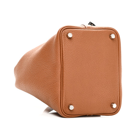 Hermes Taurillon Clemence Picotin Lock 18 PM Gold 9 of 11