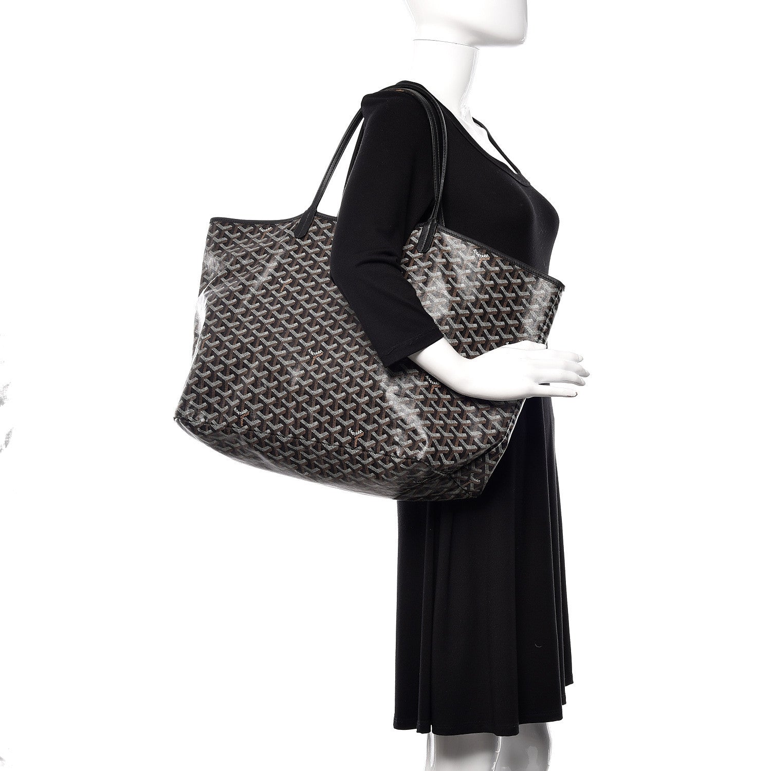 Goyard Goyardine Saint Louis GM Black 2 of 12