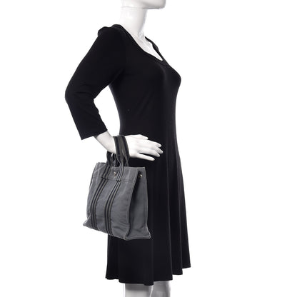 Hermes Canvas Fourre Tout Grey 2 of 10