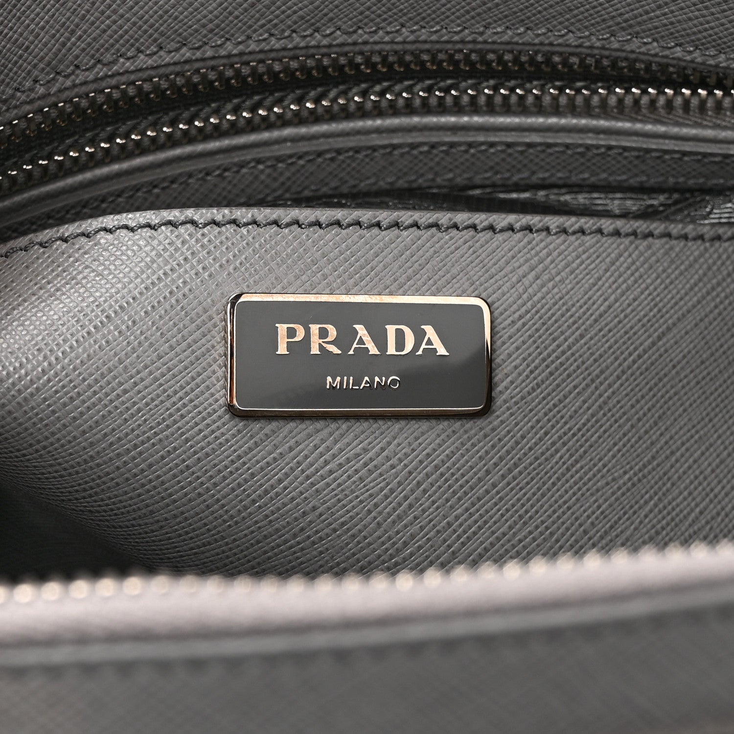 Prada Saffiano Lux Medium Promenade Tote Marmo 7 of 11