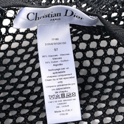 Christian Dior Mesh Arty Beret 57 Black 9 of 9
