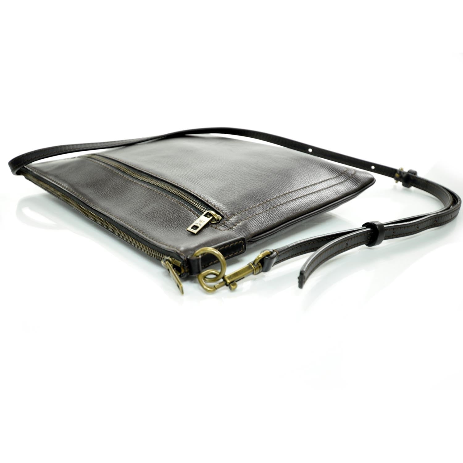 Louis Vuitton Utah Leather Sac Plat Messenger Coffee 5 of 8