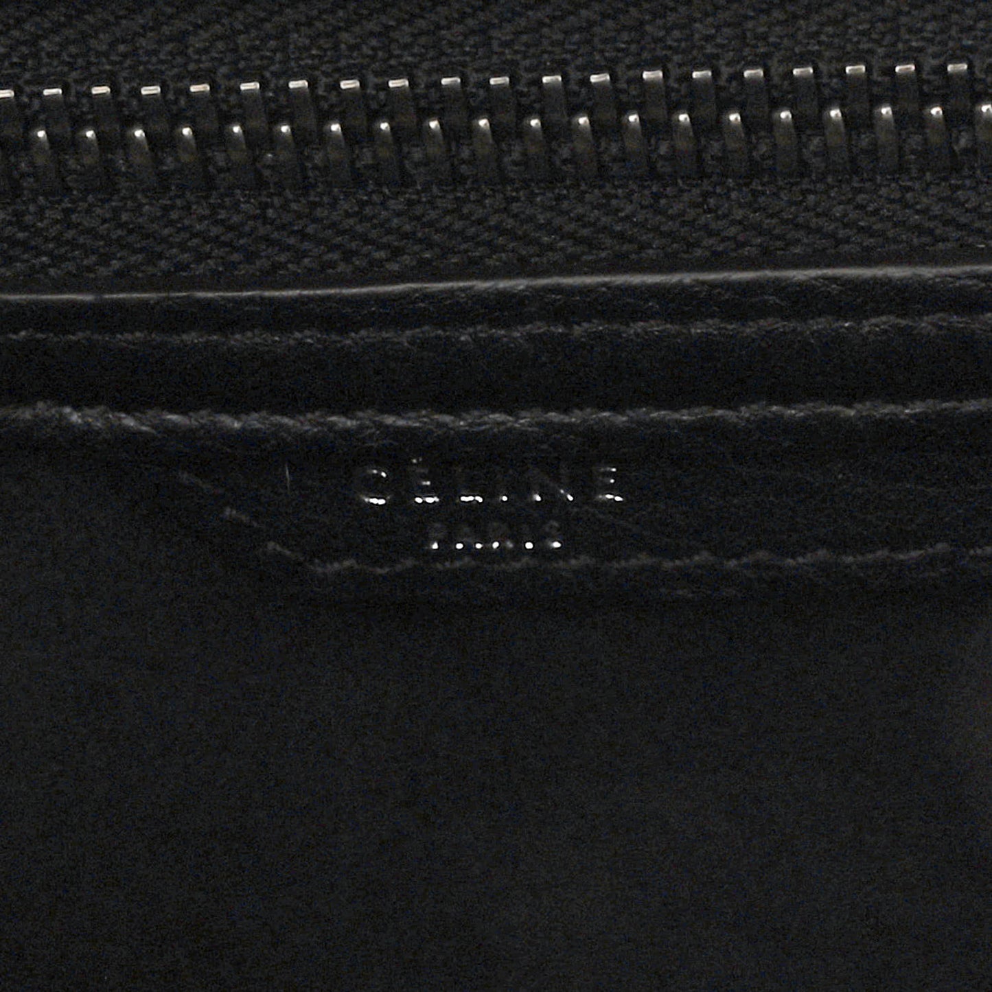 Drummed Calfskin Mini Luggage Black