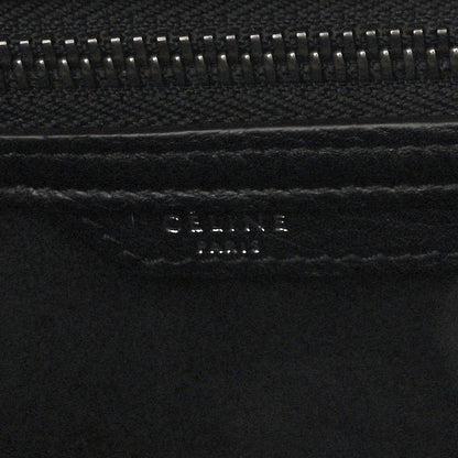 Celine Drummed Calfskin Mini Luggage Black 6 of 10