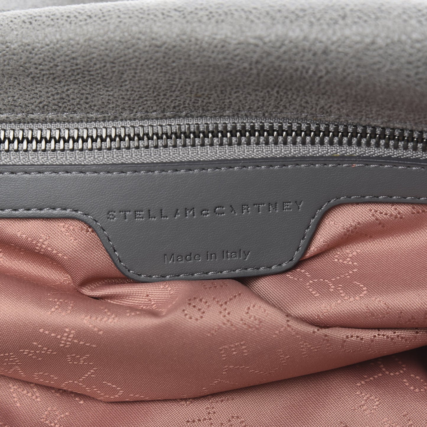 Shaggy Deer Falabella Fold Over Tote Grey