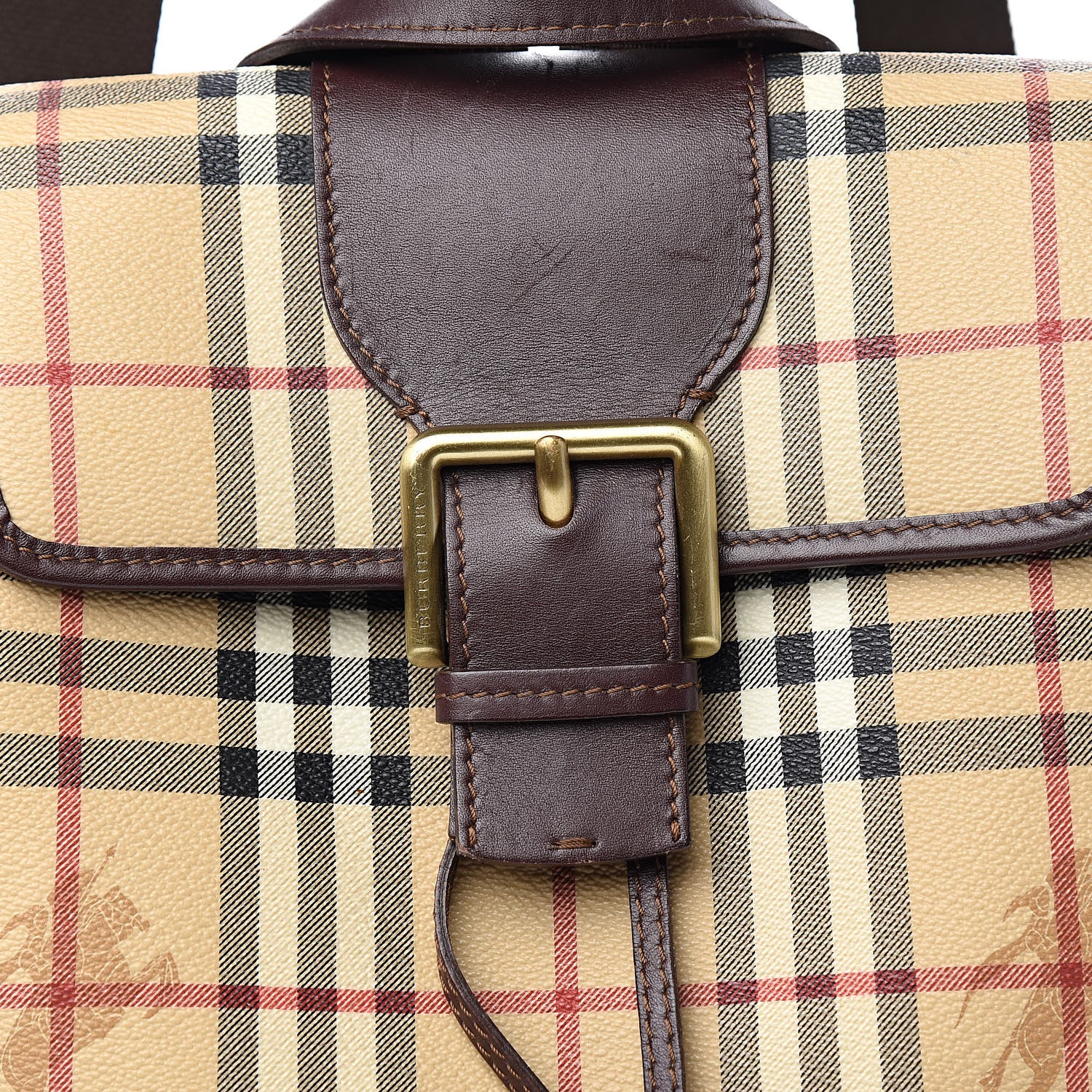 Burberry Haymarket Check Backpack 11 of 11