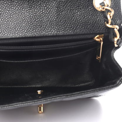 Chanel Caviar Quilted Mini Square Flap Black 5 of 9