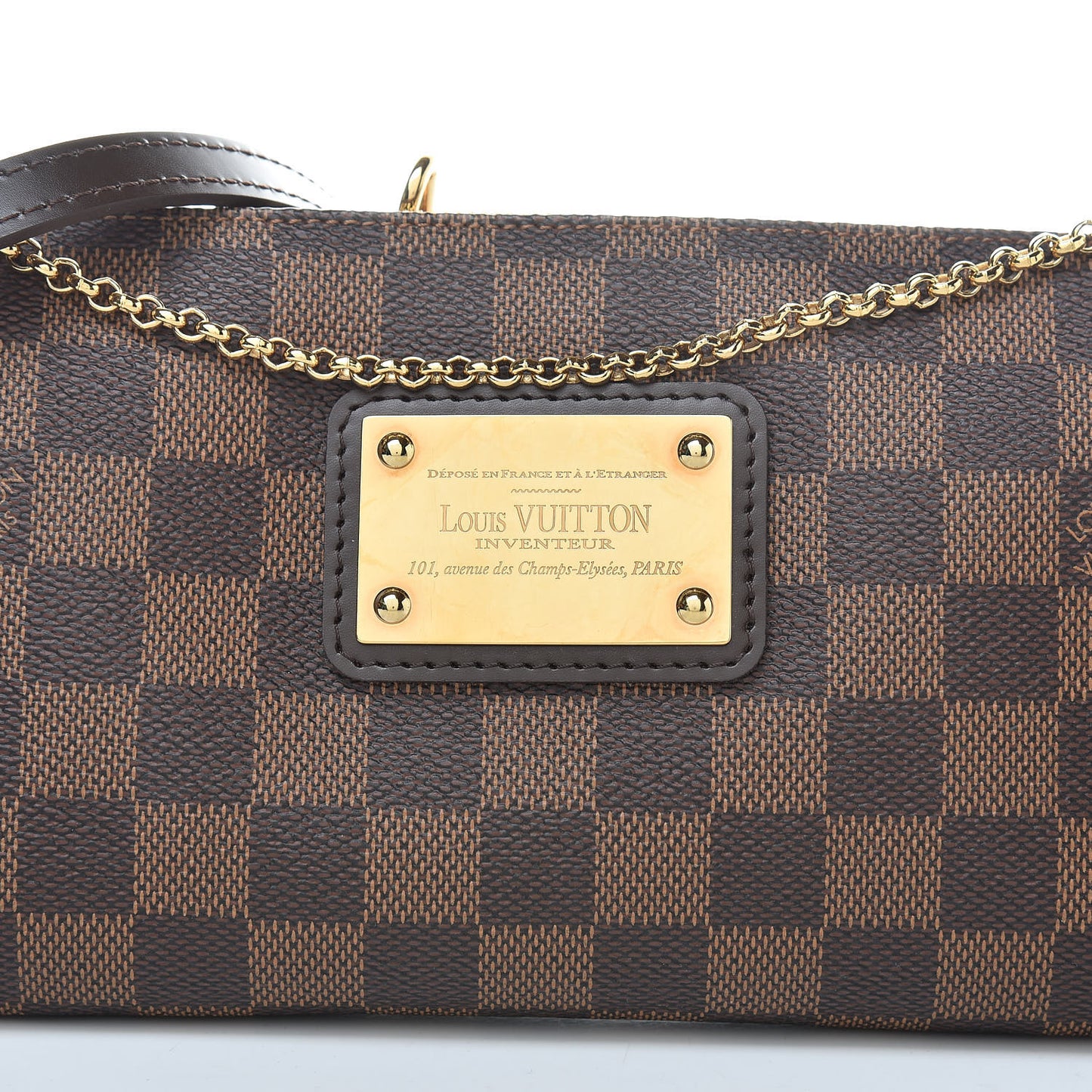 Damier Ebene Eva Clutch