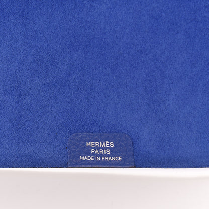 Hermes Togo Ulysse MM Notebook Cover Bleu Electrique 6 of 8