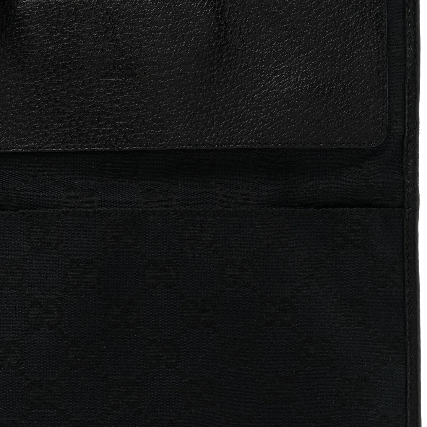 GG Monogram Messenger Crossbody Bag Black