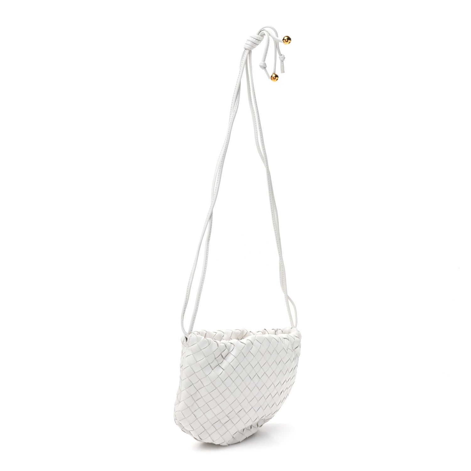 Bottega Veneta Nappa Intrecciato Mini Bulb Chalk 3 of 8