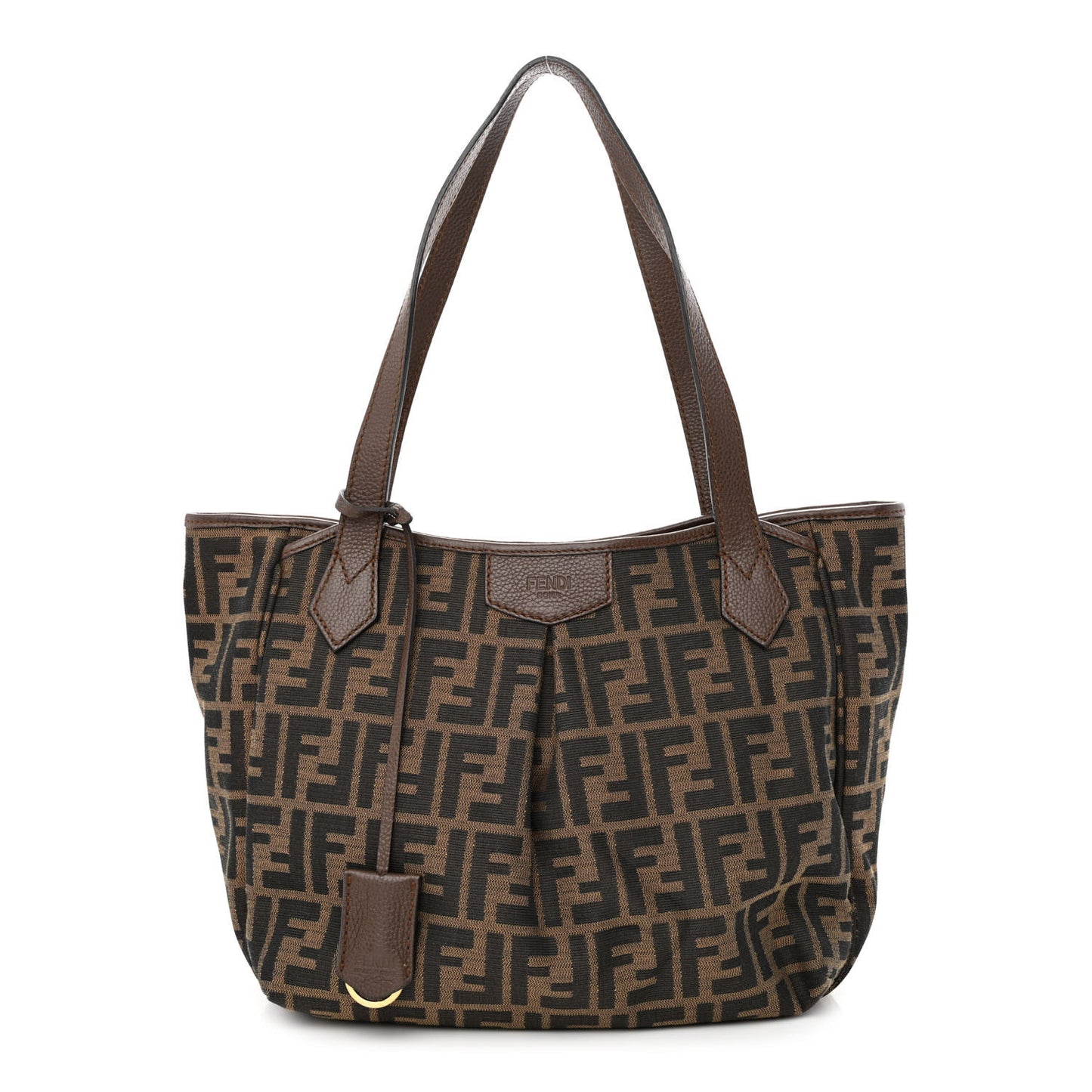 Zucca Vitello Artic Medium Shopping Tote Tobacco Castagna