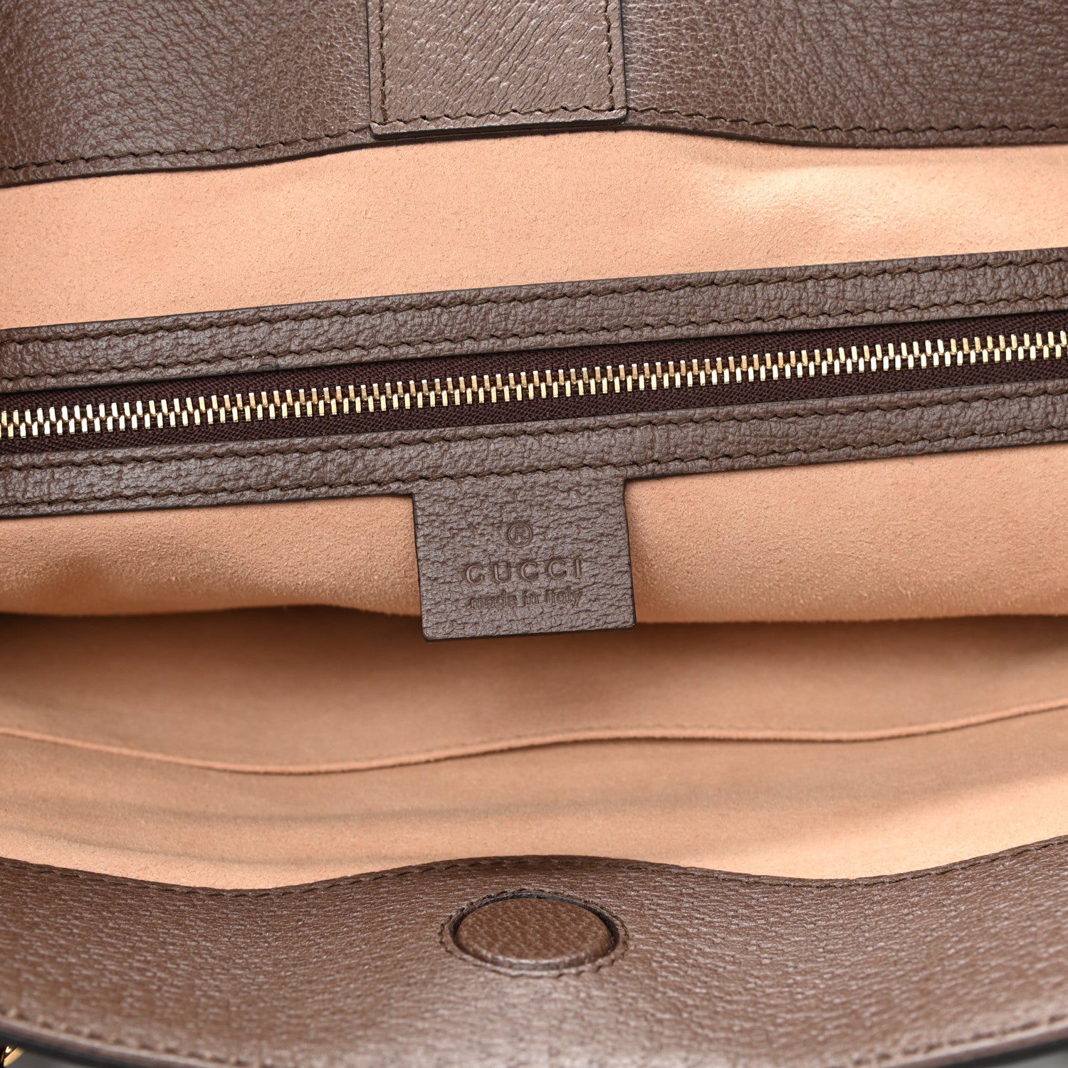 Gucci GG Supreme Monogram Medium Ophidia Shopping Tote Brown 6 of 11