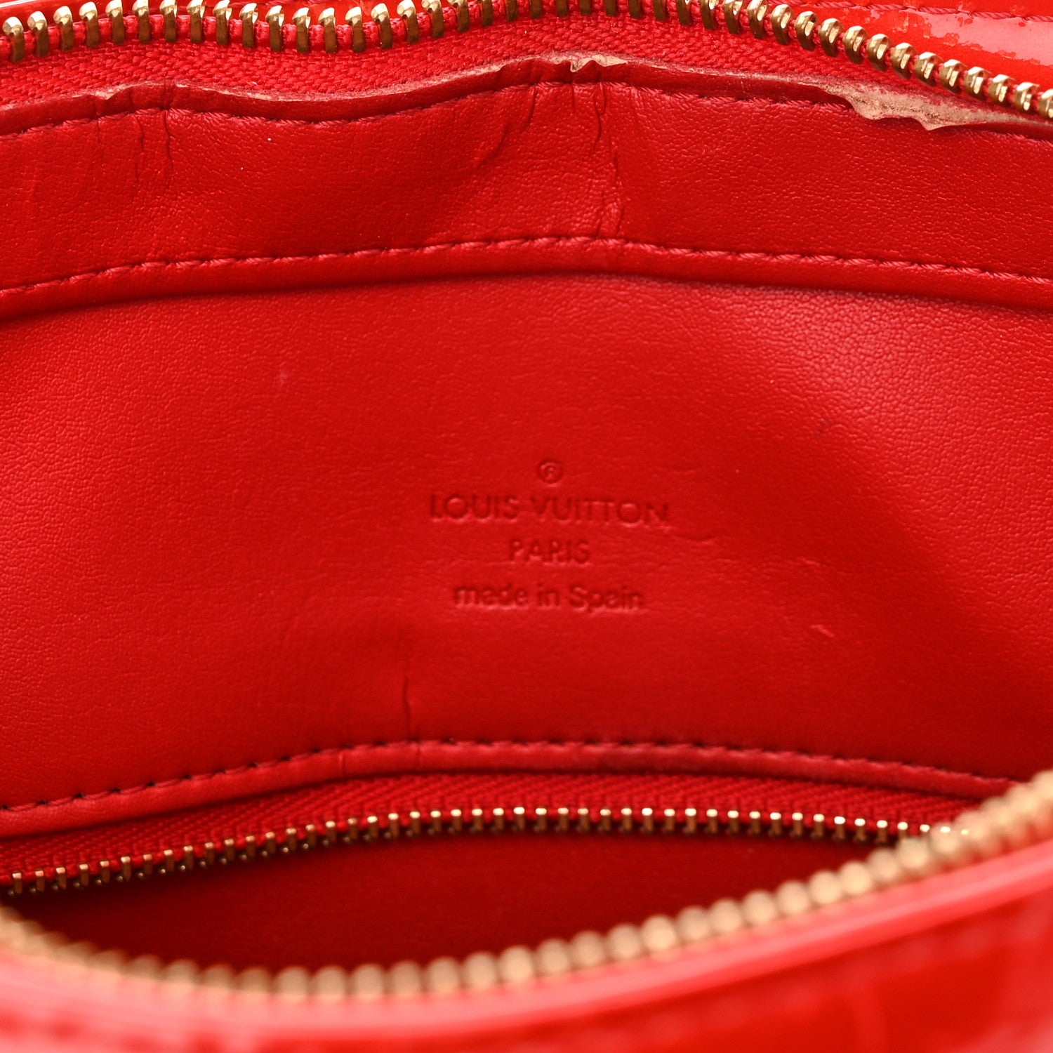 Louis Vuitton Vernis Houston Red 5 of 11
