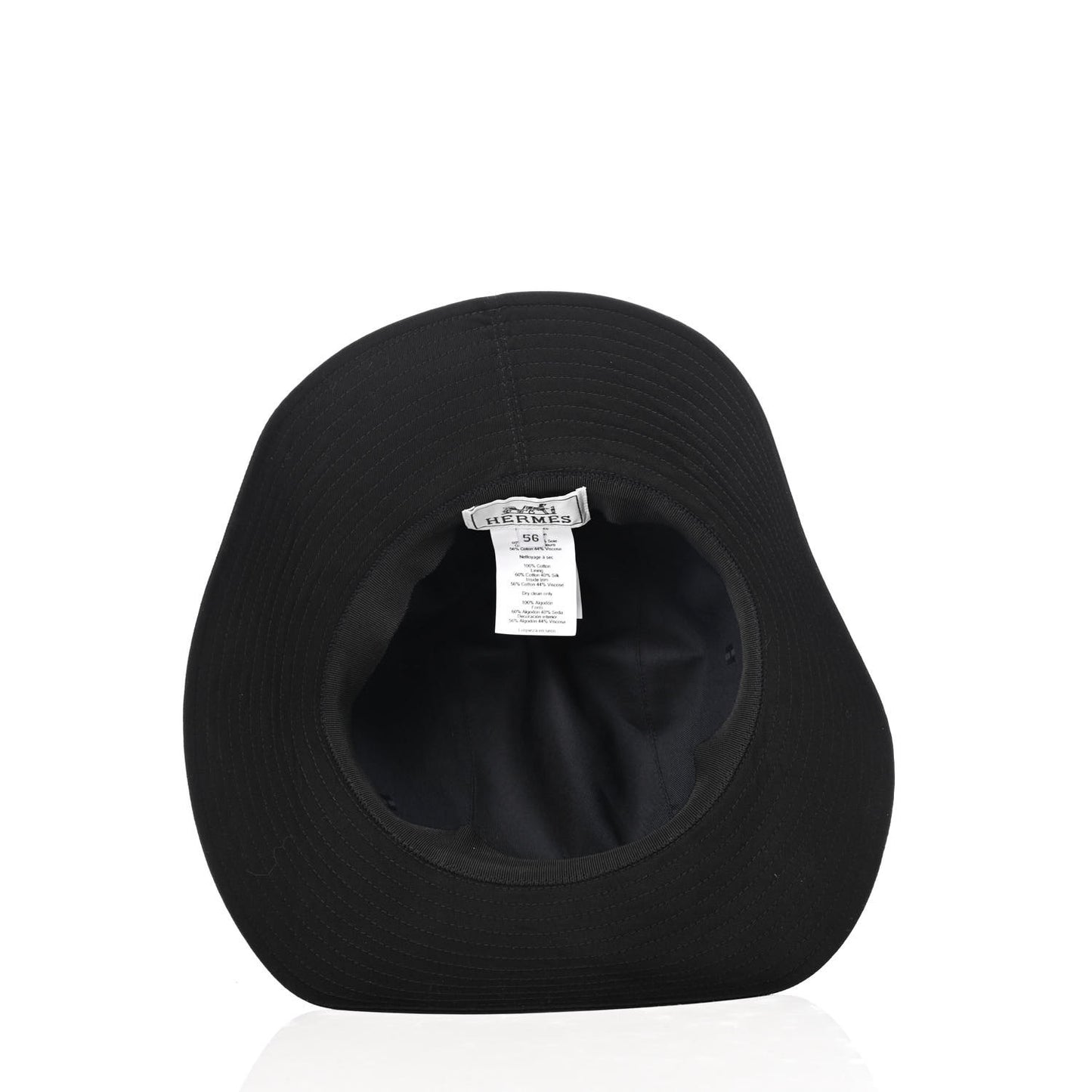Linen Colette Hat 56 Black