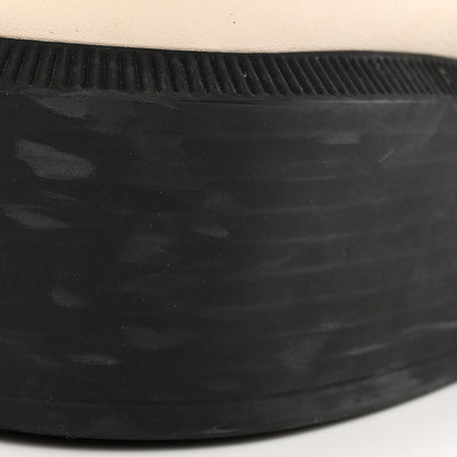 Chanel Calfskin Logo Boots 37 White Black 21 of 21