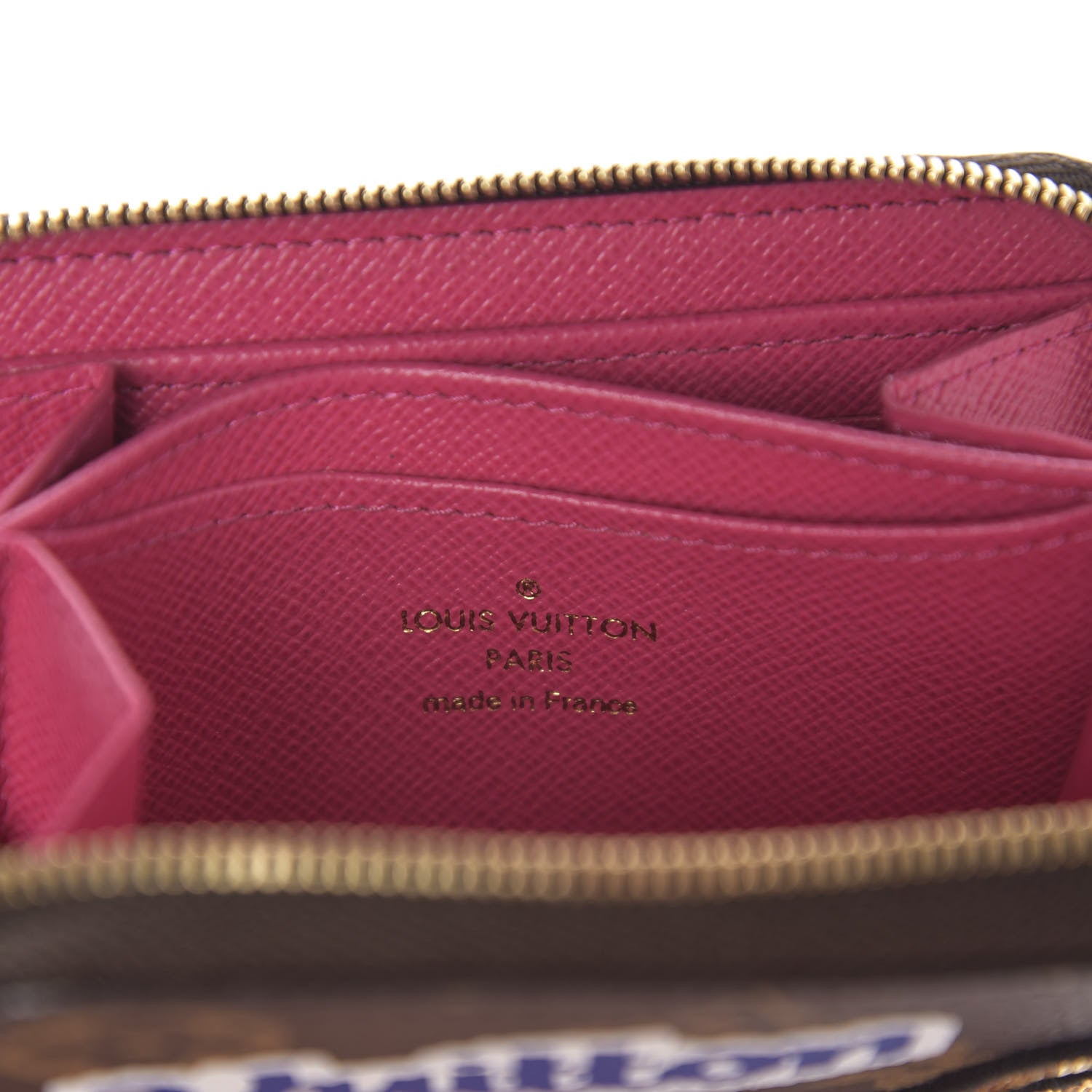 Louis Vuitton Monogram Travel Stickers Zippy Coin Purse 5 of 6