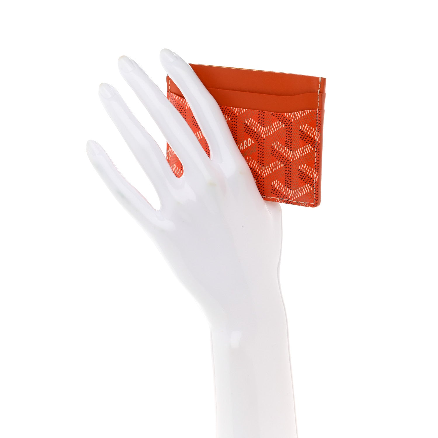 Goyard Goyardine Saint Sulpice Card Holder Orange 2 of 7