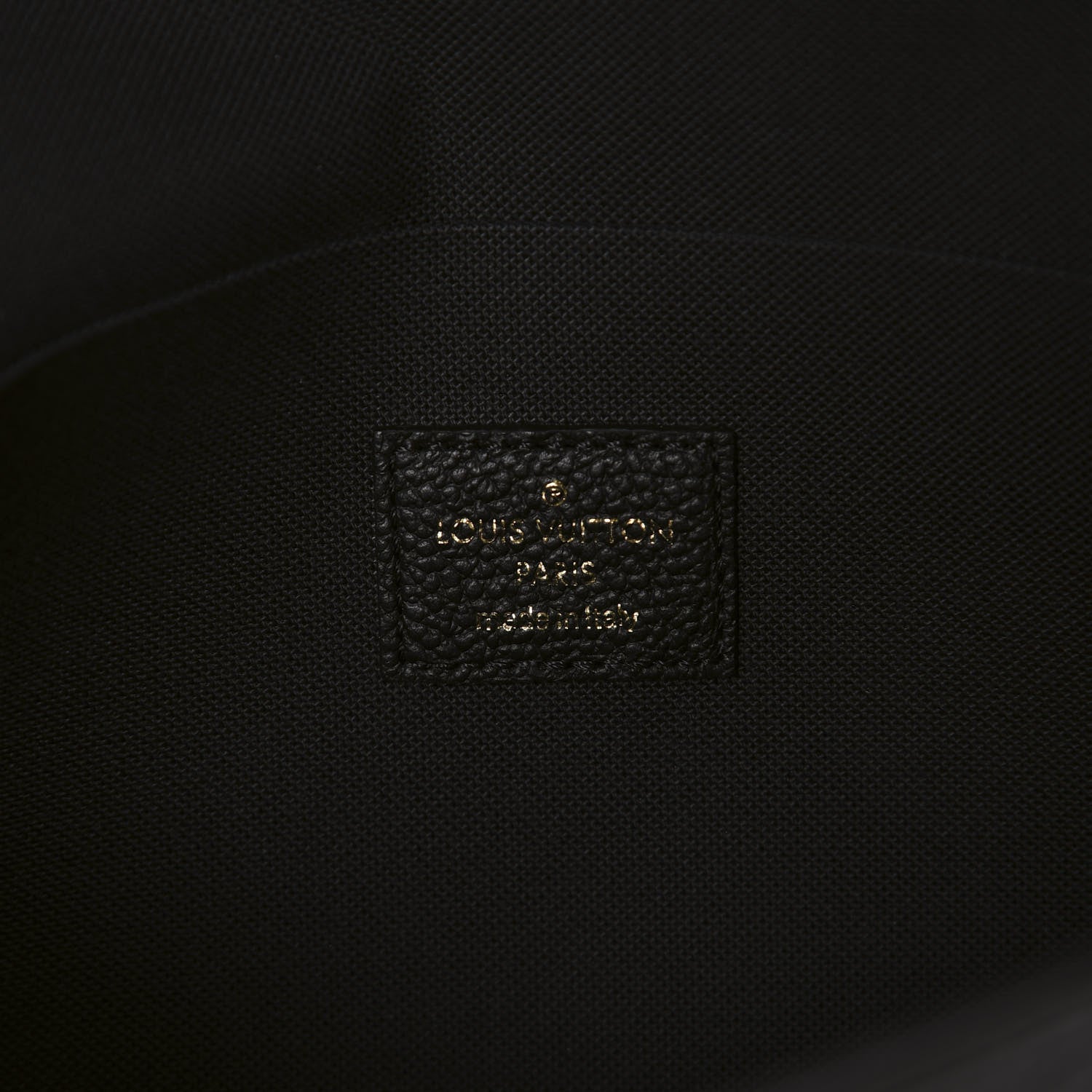 Louis Vuitton Empreinte Pochette Felicie Chain Wallet Black 9 of 11