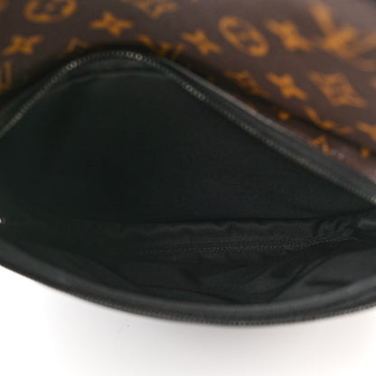 Fendi Nylon Glazed Fabric FF 1974 Diagonal Panelled Backpack Tobacco Moresco Black 6 of 10