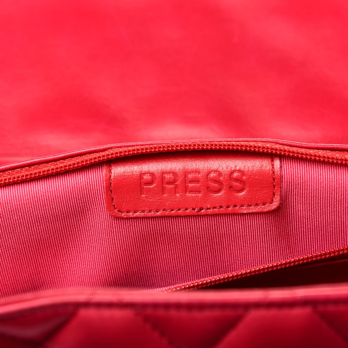 Lambskin Quilted Jumbo Single Flap Red