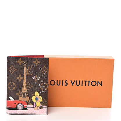 Louis Vuitton Monogram 2019 Christmas Animation Passport Cover Rouge 8 of 8