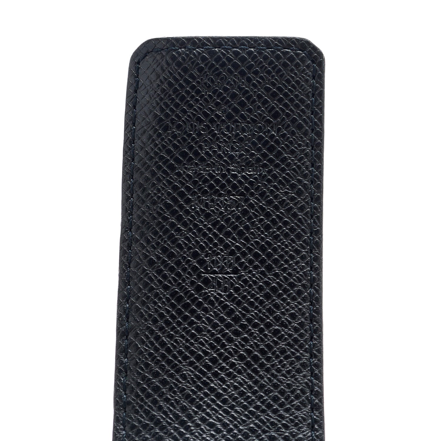 Louis Vuitton Monogram Eclipse Taigarama 40mm LV Initiales Reversible Belt 100 40 Black 6 of 7